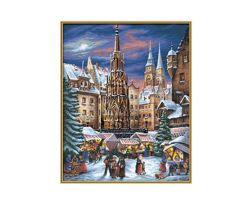 Kerstmarkt Neurenberg - Schipper 40 x 50 cm
