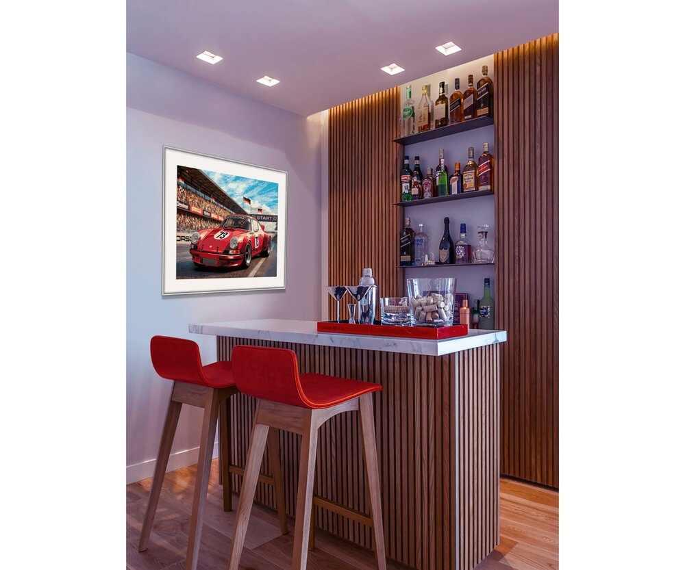 Porsche 911 - Schipper 40 x 50 cm