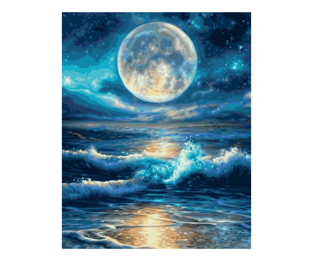 Magie van de maan - Schipper 40 x 50 cm