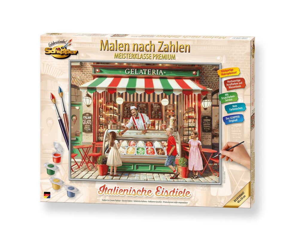 Italiaanse Ijssalon - Schipper 40 x 50 cm