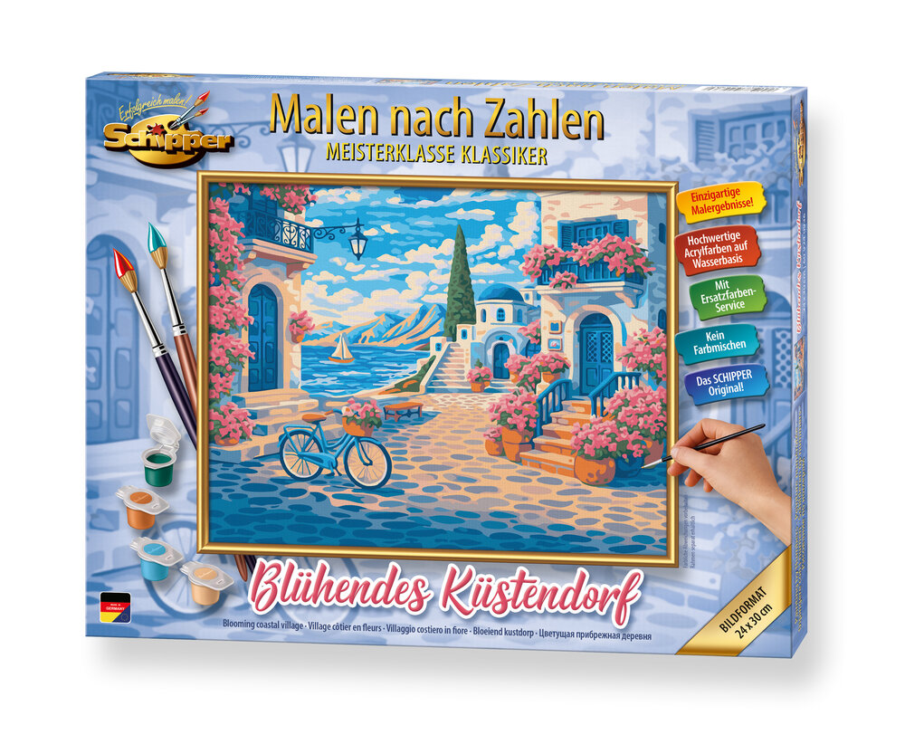 Schipper 60924 0936 Bloeiend kustdorp 24 x 30 cm afbeelding 1