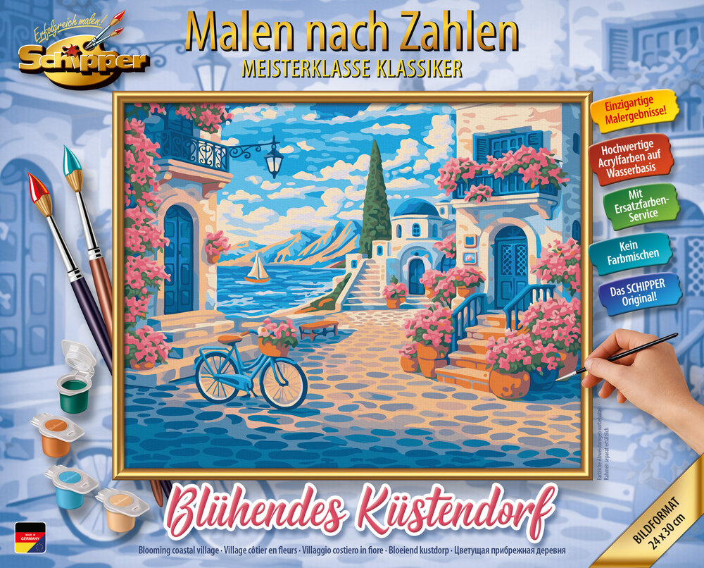 Schipper 60924 0936 Bloeiend kustdorp 24 x 30 cm afbeelding 1