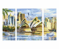 Sydney - Schipper Drieluik 50 x 80 cm