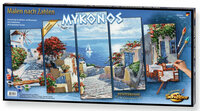 Mykonos - Schipper Vijfluik 72 x 132 cm
