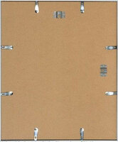 Mat Zwarte aluminium lijst vijfluik 132 x 72 cm