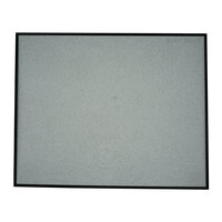 Mat Zwarte aluminium lijst vijfluik 132 x 72 cm