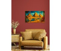 Egypte - Schipper Drieluik 50 x 80 cm