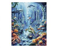 Onderwaterwereld - Schipper 40 x 50 cm