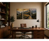 Chinese Muur - Schipper Drieluik 50 x 80 cm