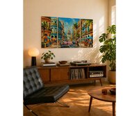 Cuba Nostalgie - Schipper Drieluik 50 x 80 cm