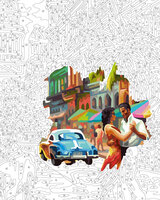 Cuba Nostalgie - Schipper Drieluik 50 x 80 cm