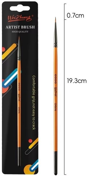 Synthetisch Penseel Maat 0000