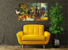 Stilleven met druiven - Schipper Drieluik 50 x 80 cm