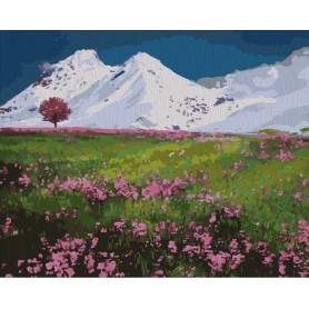Mountain Tops - Paint by Numbers - 40 x 50 cm