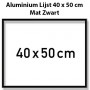 Zilverkleurige Aluminium Lijst 40 x 50 cm
