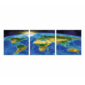 Notre planéte - Schipper Triptychon 40 x 120 cm