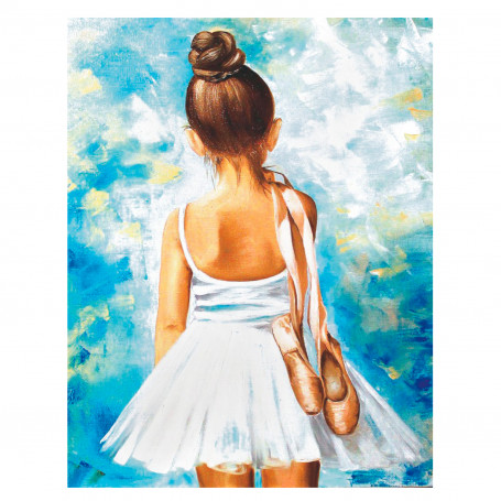 Little Ballerina - ITZ Paint by Numbers 40 x 50 cm