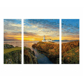 On the coasts of Ireland - Schipper Triptych 50 x 80 cm