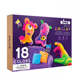Okto Clay - 18 Farben Set mit Air Clay