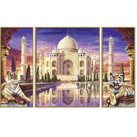Taj Mahal - Schipper Drieluik 50 x 80 cm