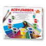 Acrylverf 36 kleuren in doos